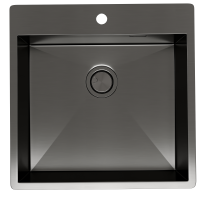 Кухонная мойка Reflexion Iseo RX2250BL оружейная сталь