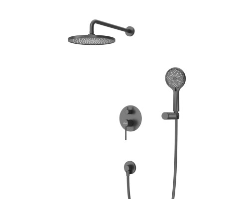 Душевая система Cezares Relax RELAX-DSET-NOP Черная матовая