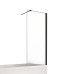 Шторка для ванны NEW TRENDY NEW SOLEO BLACK 70x140 черный