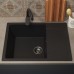 Кухонная мойка из искусственного камня Uperwood ECON UPD-202-004, черная матовая