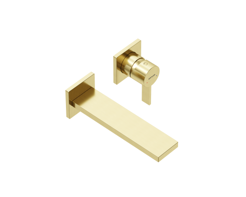 Смеситель для раковины SANCOS Linn c внутренней частью, брашированное золото, SC9021BG