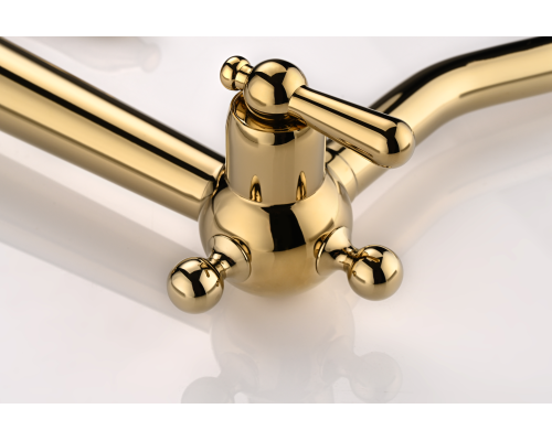 Смеситель для кухни Paulmark Retro золото Re213226-G