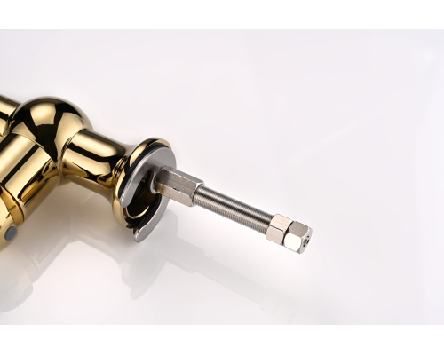 Смеситель для кухни Paulmark Retro золото Re213226-G