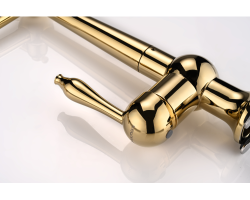 Смеситель для кухни Paulmark Retro золото Re213226-G