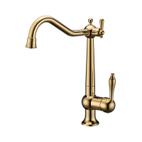 Смеситель для кухни Paulmark Retro золото Re213226-G