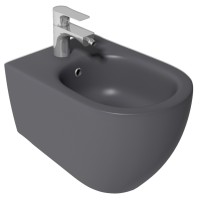 Биде ISVEA Infinity подвесной 365x530x400 антрацит матовый 10NF41001SV-2C