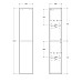 Шкаф подвесной BelBagno KRAFT-1600-2A-SC-RT-R