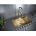 Мойка для кухни Paulmark VAST-PRO PM707551-BS брашированное золото 750х510