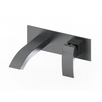 Смеситель для раковины встраиваемый Wonzon&Woghand, Темный графит