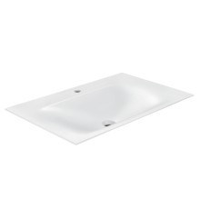 Раковина Vincea VCB-1F800W из искусственного камня белый