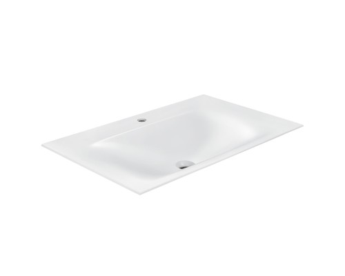 Раковина Vincea VCB-1F800W из искусственного камня белый