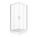 Душевое ограждение NEW TRENDY SUVIA с поддоном 80x80x201 хром