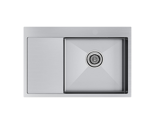 Кухонная мойка Paulmark Atlan 78 R PM217851-BSR Брашированная сталь Кухонная мойка Paulmark Atlan 78 R PM217851-BSR Брашированная сталь