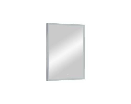 Зеркало Континент Frame Silver 600х800 с подсветкой с сенсорным выключателем