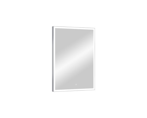 Зеркало Континент Frame Silver 600х800 с подсветкой с сенсорным выключателем