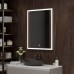 Зеркало Континент Frame Silver 600х800 с подсветкой с сенсорным выключателем