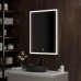 Зеркало Континент Frame Silver 600х800 с подсветкой с сенсорным выключателем