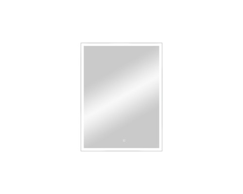 Зеркало Континент Frame Silver 600х800 с подсветкой с сенсорным выключателем