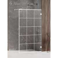 Душевое ограждение NEW TRENDY AVEXA WHITE 80x200 белый