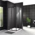 Душевой уголок BelBagno Uno 100х100 UNO-195-A-2-100-C-NERO Черный матовый