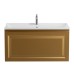 Тумба под раковину Cezares Giubileo 100 GIUBILEO-N-100-1C-SO-BORO-P подвесная Брашированное золото