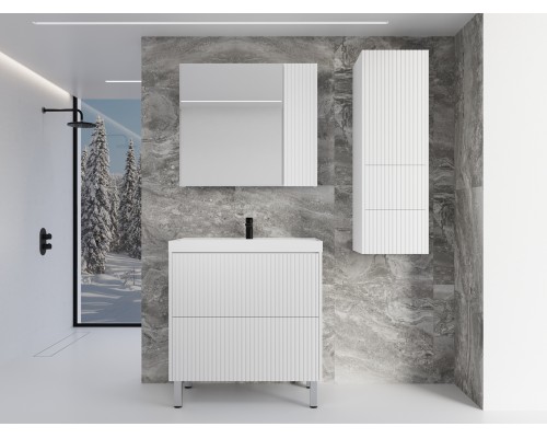 Тумба под раковину напольная Style Line Стокгольм 60 белая