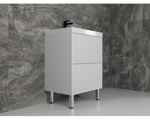 Тумба под раковину напольная Style Line Стокгольм 60 белая