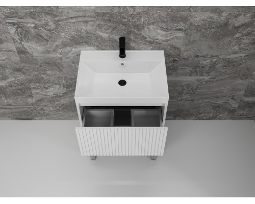 Тумба под раковину напольная Style Line Стокгольм 60 белая