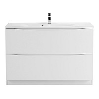 Тумба под раковину BelBagno Marino 120 MARINO-1200-2C-PIA-BL-P Bianco Lucido