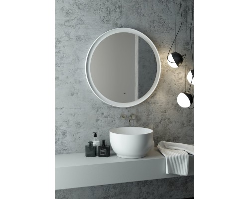 Зеркало Континент Planet D 800 ЗЛП691 с подсветкой с бесконтактным выключателем