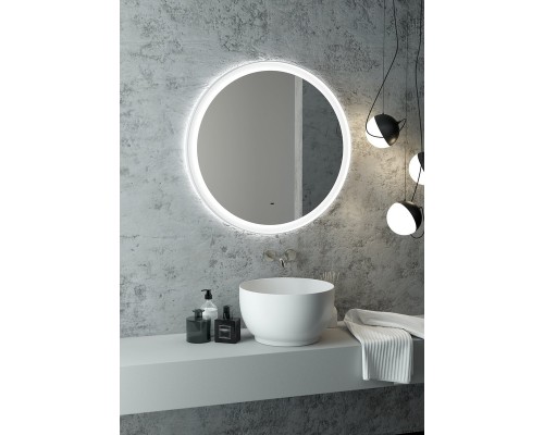 Зеркало Континент Planet D 800 ЗЛП691 с подсветкой с бесконтактным выключателем