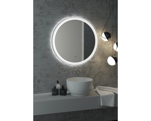 Зеркало Континент Planet D 800 ЗЛП691 с подсветкой с бесконтактным выключателем