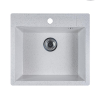 Кухонная мойка прямоугольная 550х500 Reflexion Cubi RX1555TN, олово