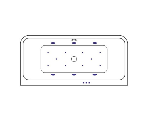 Ванна гидромассажная EXCELLENT Arana 180x85 RELAX белый