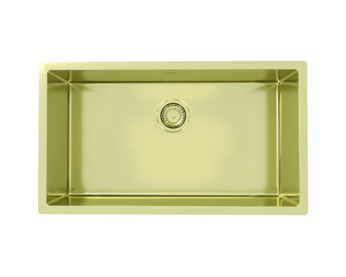 Кухонная мойка Alveus Monarch Quadrix 60 1117478 золото в комплекте с выпуском