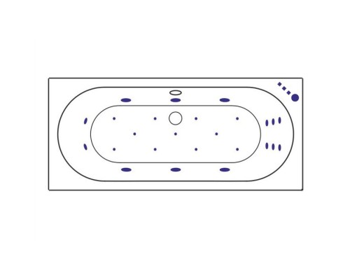 Ванна EXCELLENT Oceana 170x75 "ULTRA" (белый)