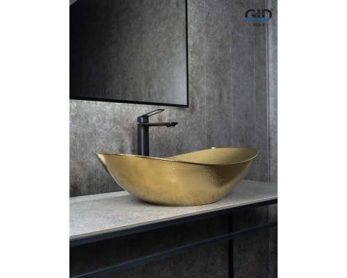 Золотая керамическая раковина Gid Gd9811