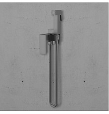 Гигиенический душ Vincea VHFW-102GM из латуни со смесителем вороненая сталь