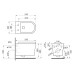 Унитаз подвесной BelBagno BB1224CHR