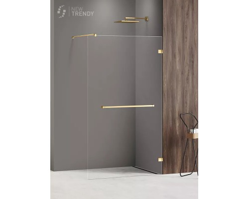 Душевое ограждение NEW TRENDY AVEXA GOLD SHINE 70x200 золото