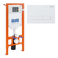Инсталляция BelBagno BB002-80/BB009-MR-BIANCO с Белой клавишей смыва