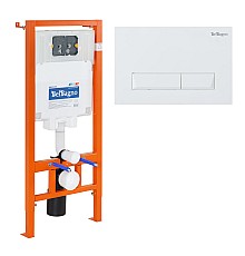 Инсталляция BelBagno BB002-80/BB009-MR-BIANCO с Белой клавишей смыва