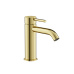 Смеситель для раковины SANCOS Etna, брашированное золото, PVD покрытие, SC9001BG