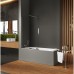 Шторка для ванны NEW TRENDY SMART 80x150 хром