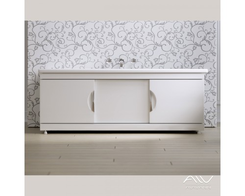 Экран под ванну Alavann Monaco Still 170 раздвижной МДФ белый