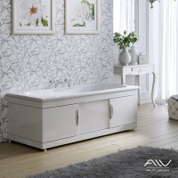 Экран под ванну Alavann Monaco Still 170 раздвижной МДФ белый