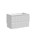Тумба под раковину Sancos SNOB R 79x50 Bianco
