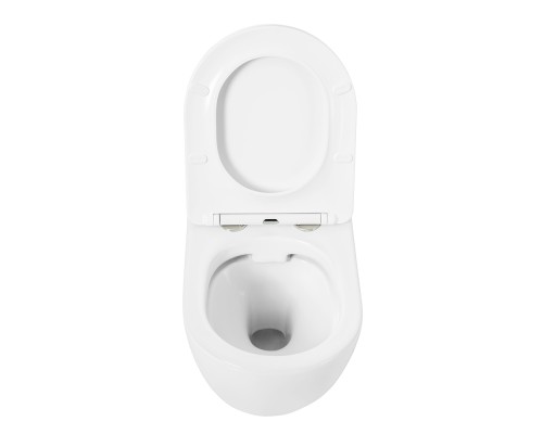 Комплект унитаза Cezares Stylus CZR-513-TH-R/CZR2316SC с инсталляцией BelBagno BB026/BB051CR с сиденьем Микролифт и клавишей смыва Хром