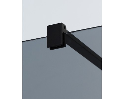 Душевая перегородка Cezares Liberta 80 LIBERTA-L-2-80-GR-NERO Черный матовый