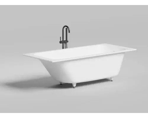 Ванна из литьевого мрамора Flere Oberon New 170x75x60 (белый глянец)